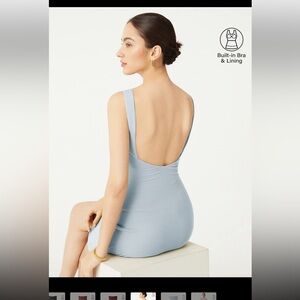 OGL Eco-SkinKiss® Open Back Bandless Brami Mini Dress